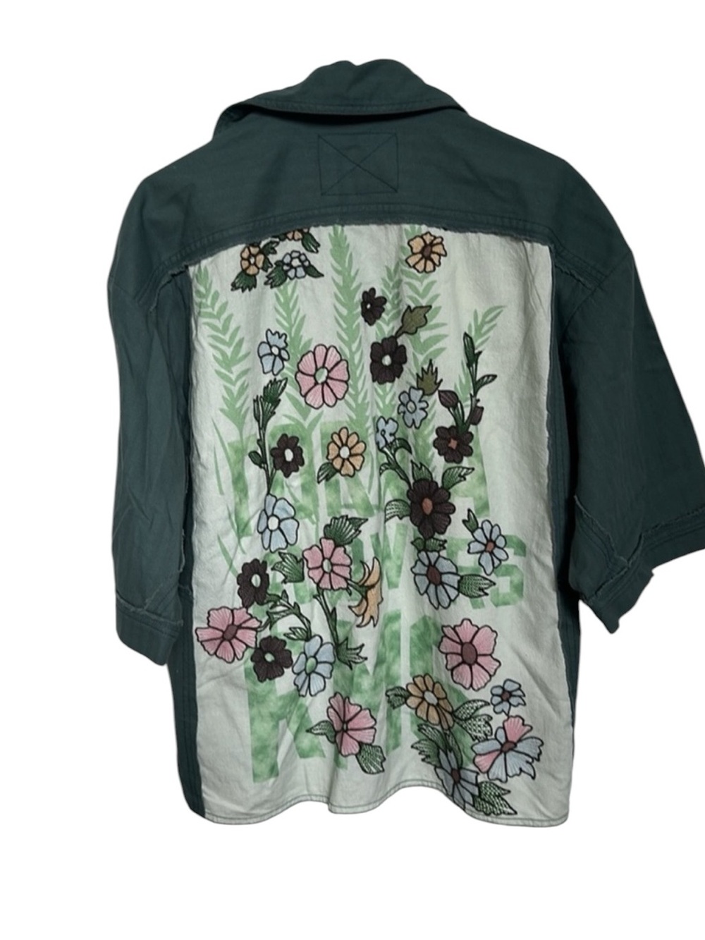 ❤️ Free People x We the Free ‘Pressed in Flowers’ Oversized Tie Front Kimono - Picture 4 of 7